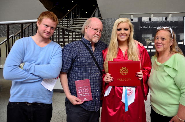 The Chapmans at Graduation